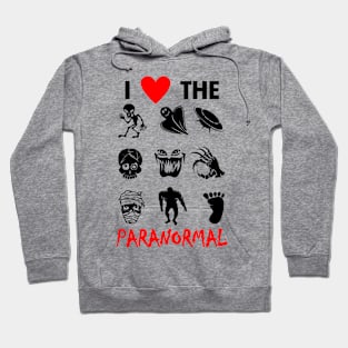 Paranormal The Unknown Slogan For Ghost Lovers Aliens Believer And Ghost Hunters Hoodie
